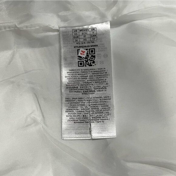 NWOT Guess Womens White Long Line Blazer Jacket Size XS - Picture 7 of 9